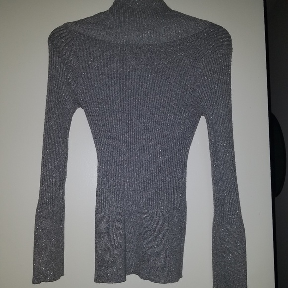 Silver Sparkly Sweater - Picture 3 of 3